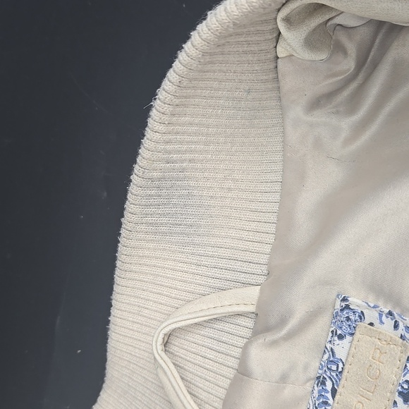 Pilcro Faux Leather Bomber Jacket XXS Flaw - Picture 13 of 14